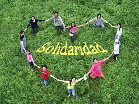 Solidaridad. Jóvenes unidos por la solidaridad.